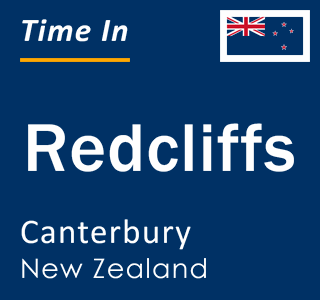 Current local time in Redcliffs, Canterbury, New Zealand