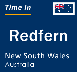 Current local time in Redfern, New South Wales, Australia