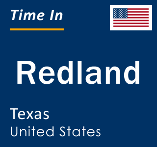 Current local time in Redland, Texas, United States