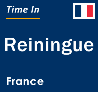 Current local time in Reiningue, France