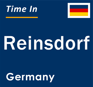 Current local time in Reinsdorf, Germany