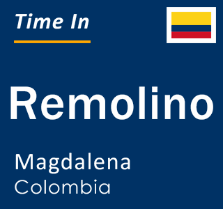 Current local time in Remolino, Magdalena, Colombia