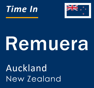 Current local time in Remuera, Auckland, New Zealand