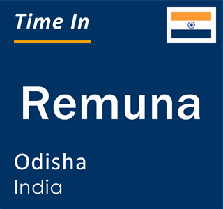 Current local time in Remuna, Odisha, India