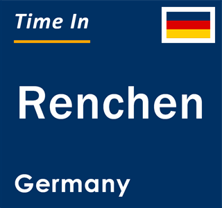 Current local time in Renchen, Germany