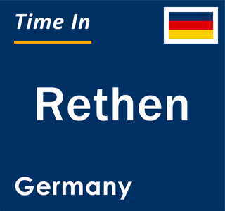 Current local time in Rethen, Germany