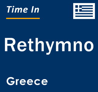 Current local time in Rethymno, Greece