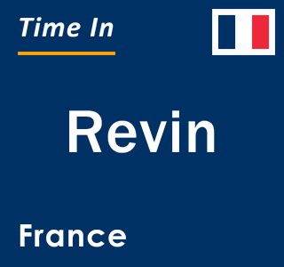 Current local time in Revin, France