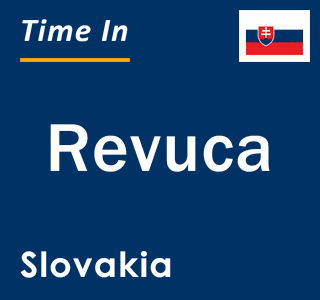 Current local time in Revuca, Slovakia