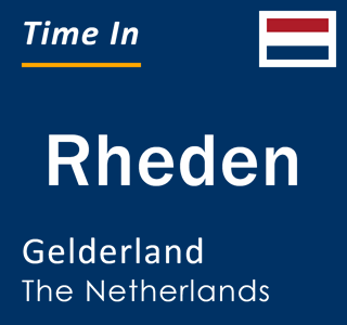 Current local time in Rheden, Gelderland, The Netherlands