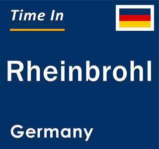 Current local time in Rheinbrohl, Germany