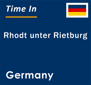 Current local time in Rhodt unter Rietburg, Germany