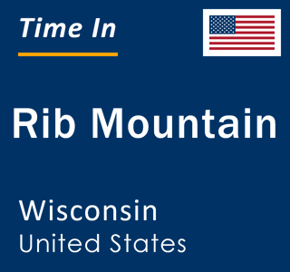 Current local time in Rib Mountain, Wisconsin, United States