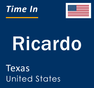 Current local time in Ricardo, Texas, United States