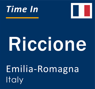 Current time in Riccione, Emilia-Romagna, Italy