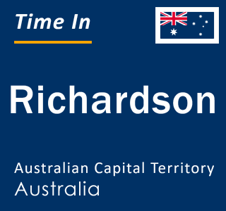 Current local time in Richardson, Australian Capital Territory, Australia