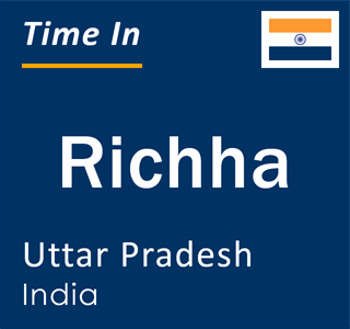 Current local time in Richha, Uttar Pradesh, India