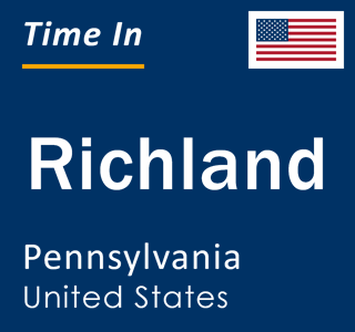Current local time in Richland, Pennsylvania, United States