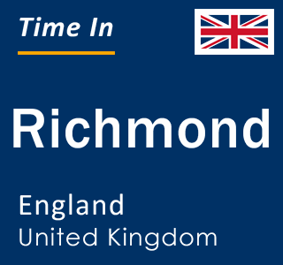Current local time in Richmond, England, United Kingdom