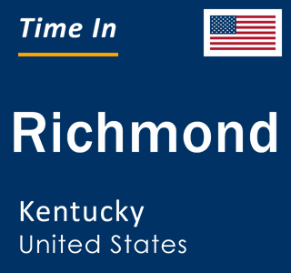 Current local time in Richmond, Kentucky, United States