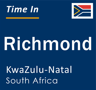 Current local time in Richmond, KwaZulu-Natal, South Africa