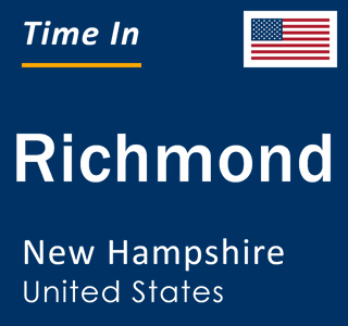 Current local time in Richmond, New Hampshire, United States