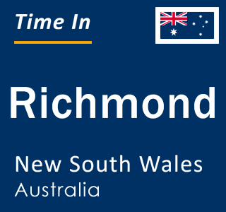 Current local time in Richmond, New South Wales, Australia