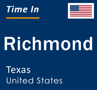 Current local time in Richmond, Texas, United States