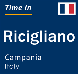 Current local time in Ricigliano, Campania, Italy
