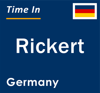 Current local time in Rickert, Germany