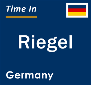 Current local time in Riegel, Germany