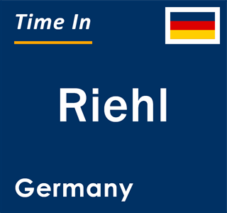 Current local time in Riehl, Germany