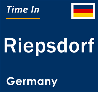 Current local time in Riepsdorf, Germany