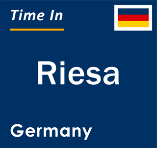 Current local time in Riesa, Germany