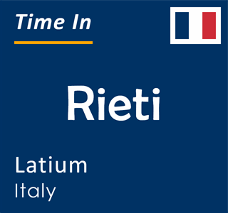 Current local time in Rieti, Latium, Italy