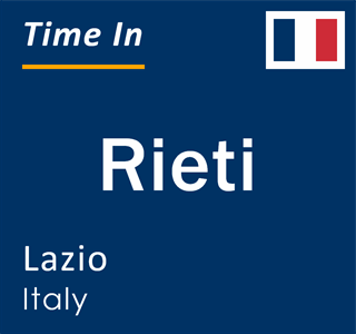 Current local time in Rieti, Lazio, Italy