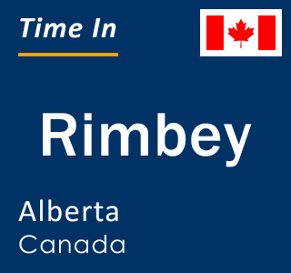 Current local time in Rimbey, Alberta, Canada