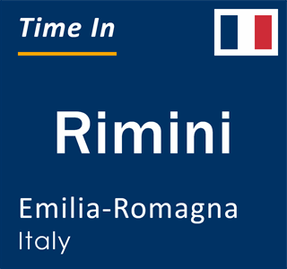 Current time in Rimini, Emilia-Romagna, Italy