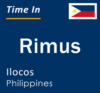Current local time in Rimus, Ilocos, Philippines