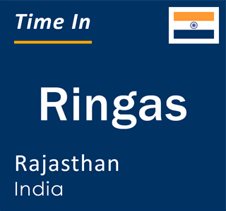 Current local time in Ringas, Rajasthan, India