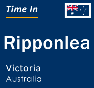 Current local time in Ripponlea, Victoria, Australia