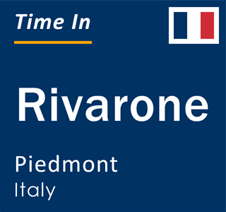 Current local time in Rivarone, Piedmont, Italy