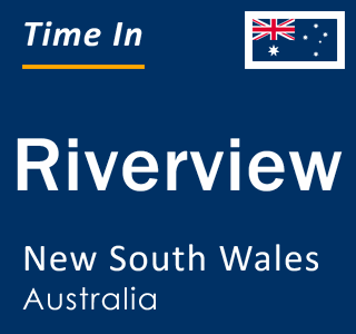 Current local time in Riverview, New South Wales, Australia