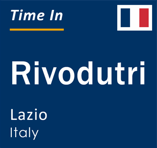 Current local time in Rivodutri, Lazio, Italy