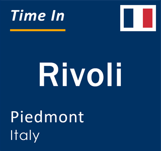 Current time in Rivoli, Piedmont, Italy