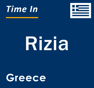 Current local time in Rizia, Greece