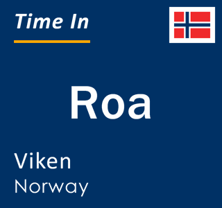 Current local time in Roa, Viken, Norway