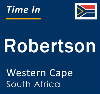Current local time in Robertson, Western Cape, South Africa