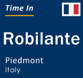 Current local time in Robilante, Piedmont, Italy