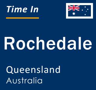 Current local time in Rochedale, Queensland, Australia